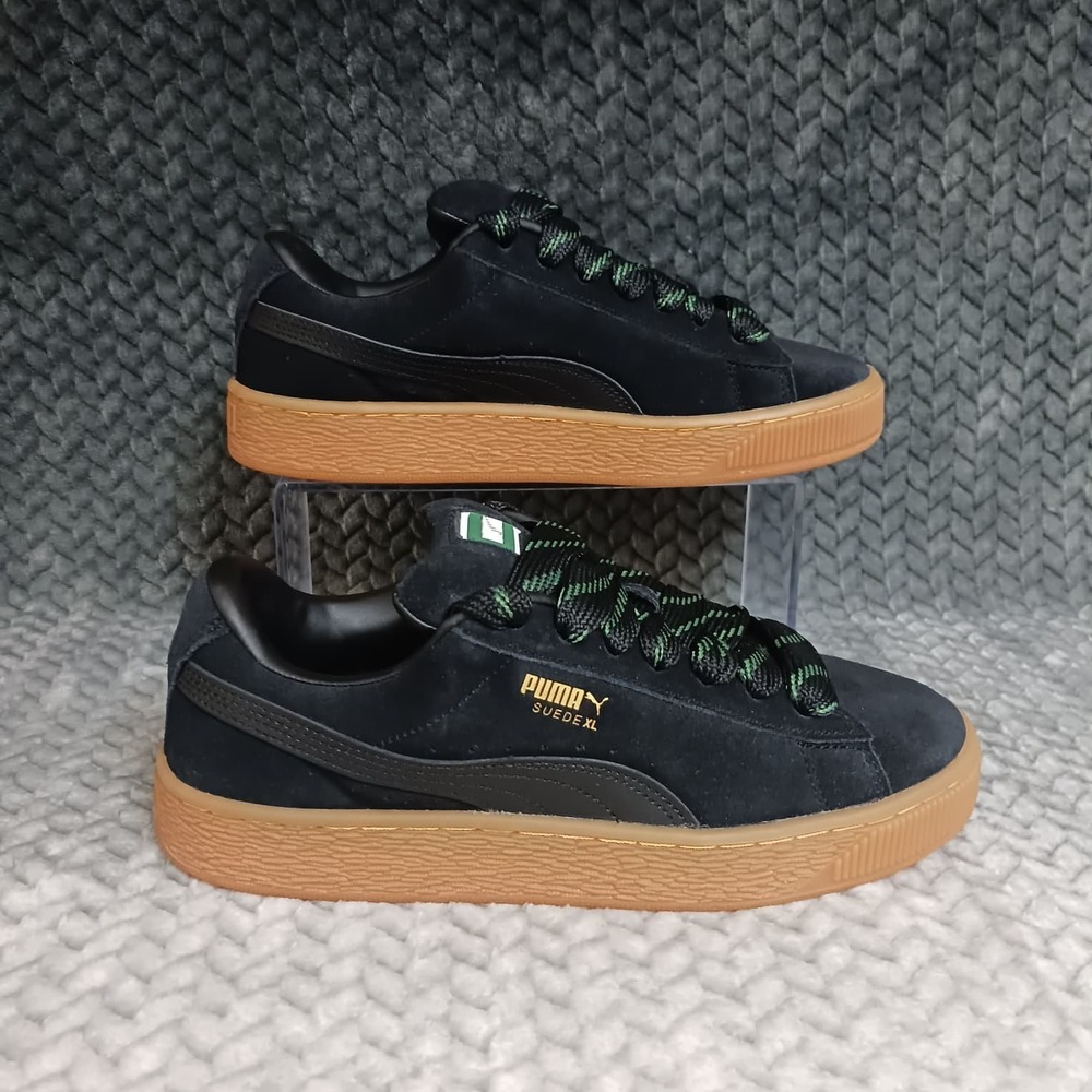 Puma Suede XL Men's Skate Shoes Sneakers Black Vine Gum Size 6.5